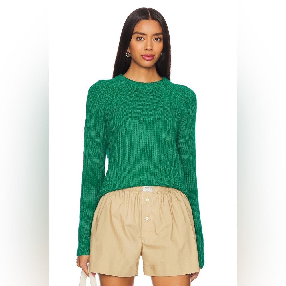 525 America Jane Jewel Green Knit Sweater